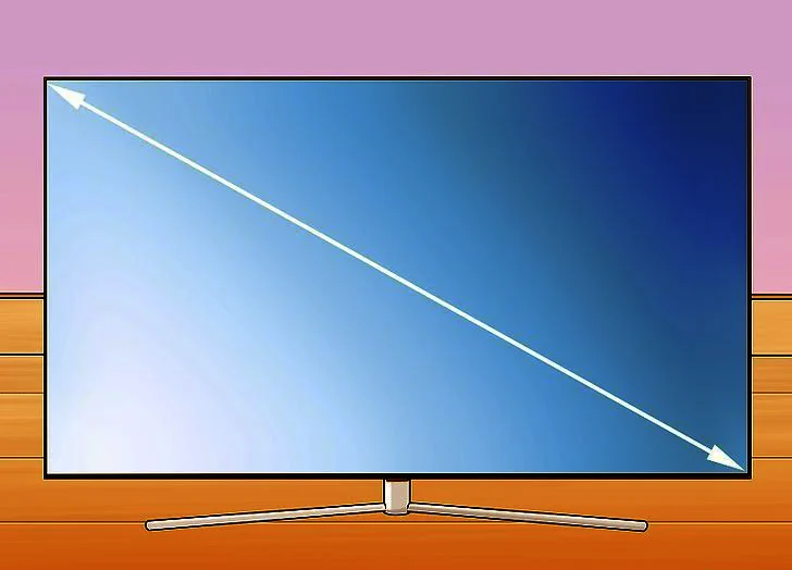 Cómo medir las pulgadas de un televisor