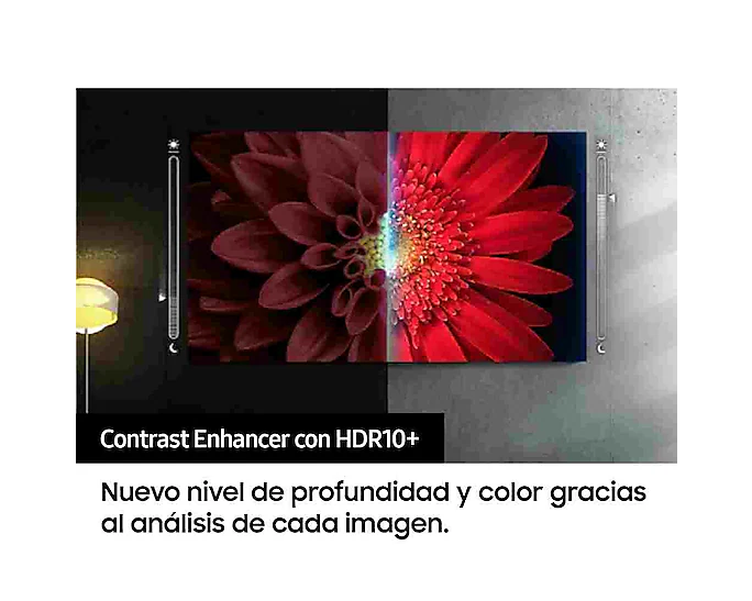 Contrast Enhancer con HDRIO+ de la Samsung TV Crystal UHD 2022 65BU8000