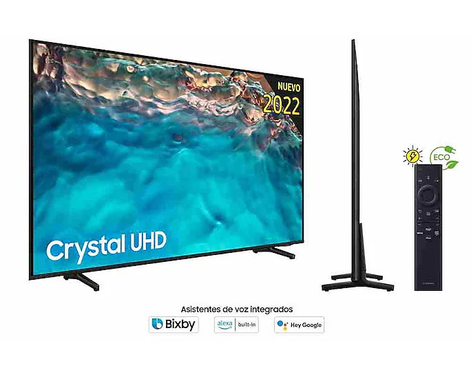 Samsung TV Crystal UHD 2022 65BU8000 con asistente de voz integrado