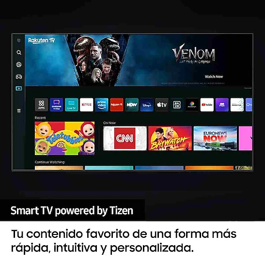 Sistema Operativo Tizen de la Samsung TV Crystal UHD 2022 65BU8000